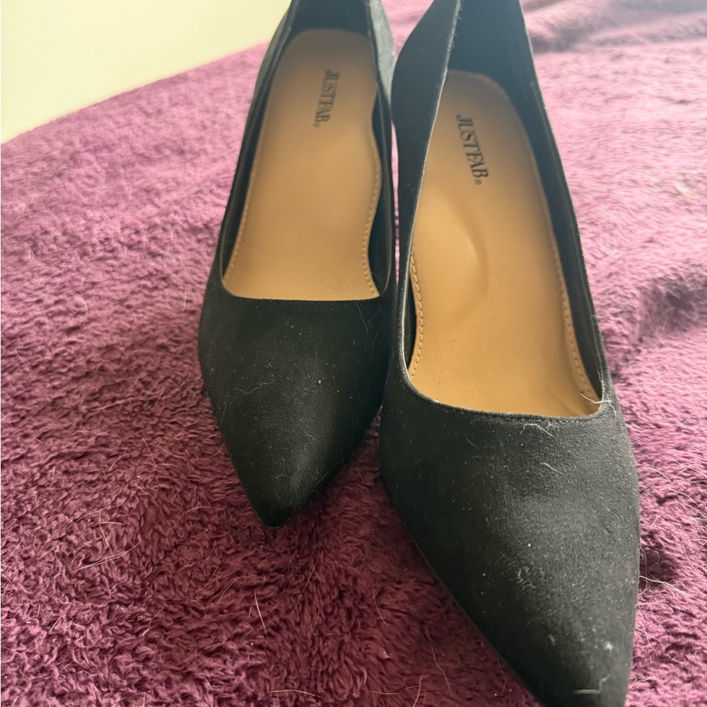 JustFab Women's Black Pumps